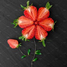 Схема вышивки «Клубничка»