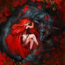 Схема вышивки «Красная Шапочка»