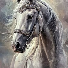 Схема вышивки «лошади»