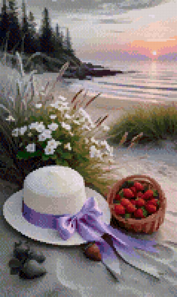 Закат - лето, море, закат - предпросмотр