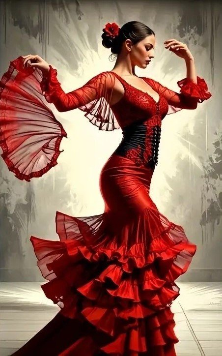 Danseuse de flamenco - flamenco, espagne, danseuse - оригинал