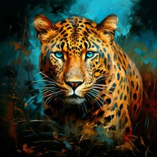 Схема вышивки «Léopard»