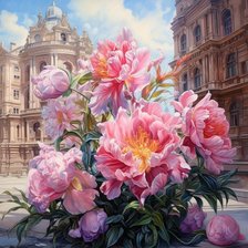 Схема вышивки «Пейзаж»