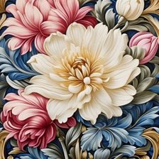 Схема вышивки «цветы»