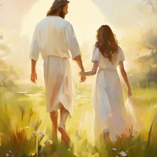 Схема вышивки «Jesús y yo»