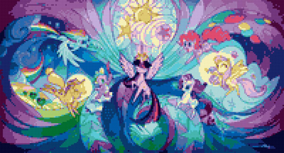 Гармония дружбы - магия, мультфильм, май литл пони, пони, дружба - предпросмотр