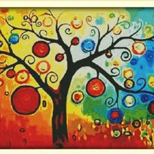 Схема вышивки «Денежное дерево»