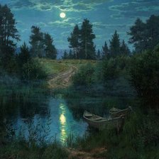 Схема вышивки «Лунная ночь»