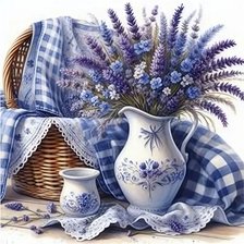 Схема вышивки «Лавандовое настроение»