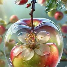 Схема вышивки «Яблочко»