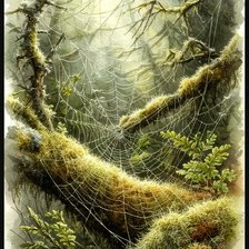 Схема вышивки «Лес»