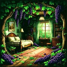 Схема вышивки «Дом»