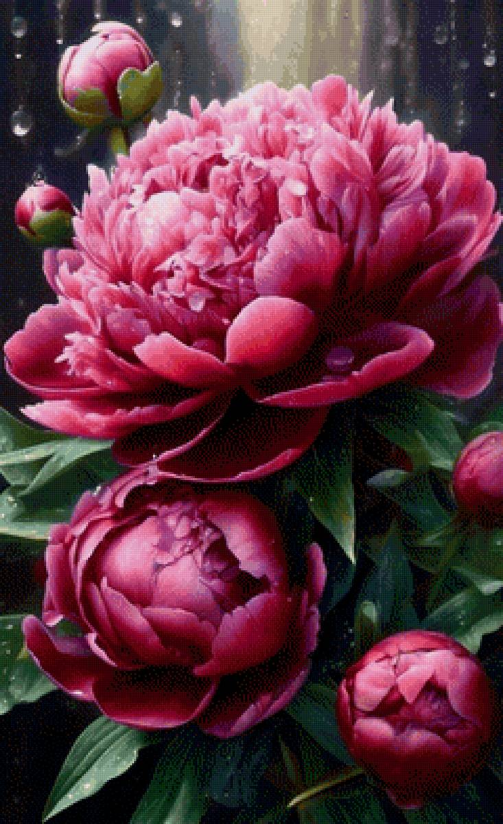 Пион - цветы - предпросмотр