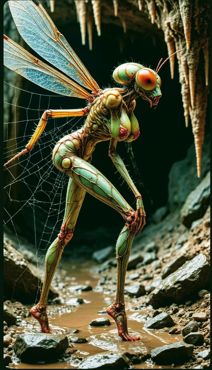 Паутина - стрекоза - оригинал