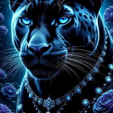 Схема вышивки «Ночной кот»