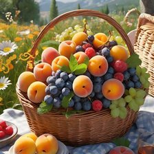 Схема вышивки «Фрукты»