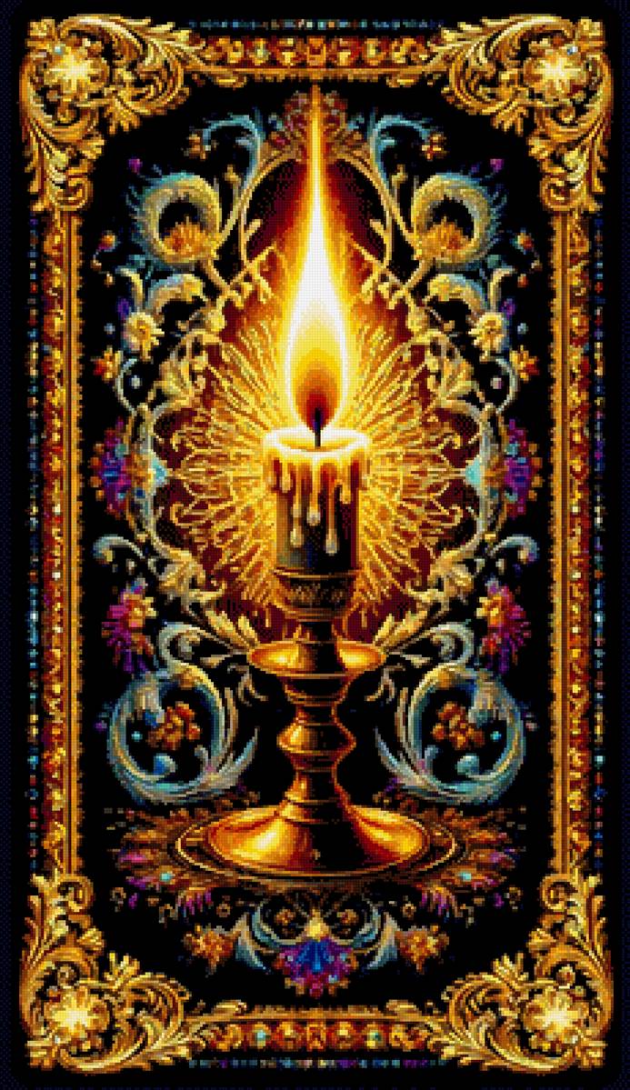 Подсвечник - свеча - предпросмотр