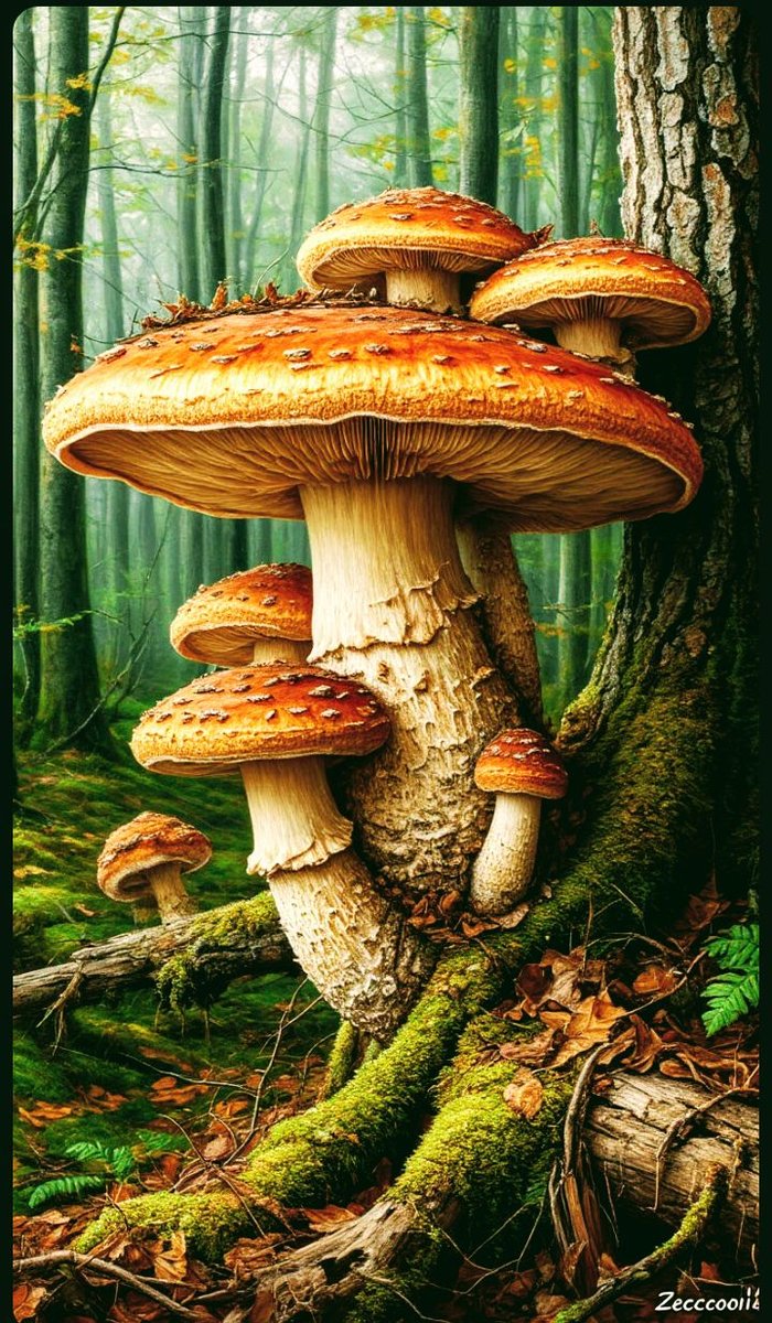 Лес - грибы - оригинал