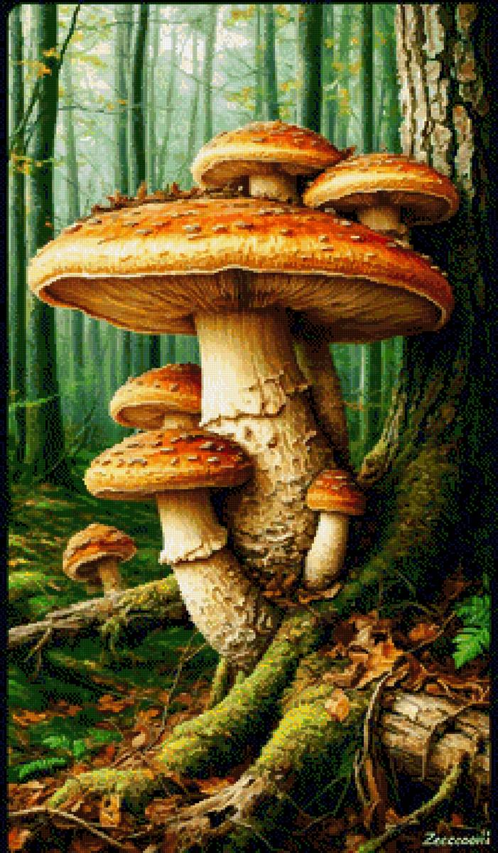 Лес - грибы - предпросмотр