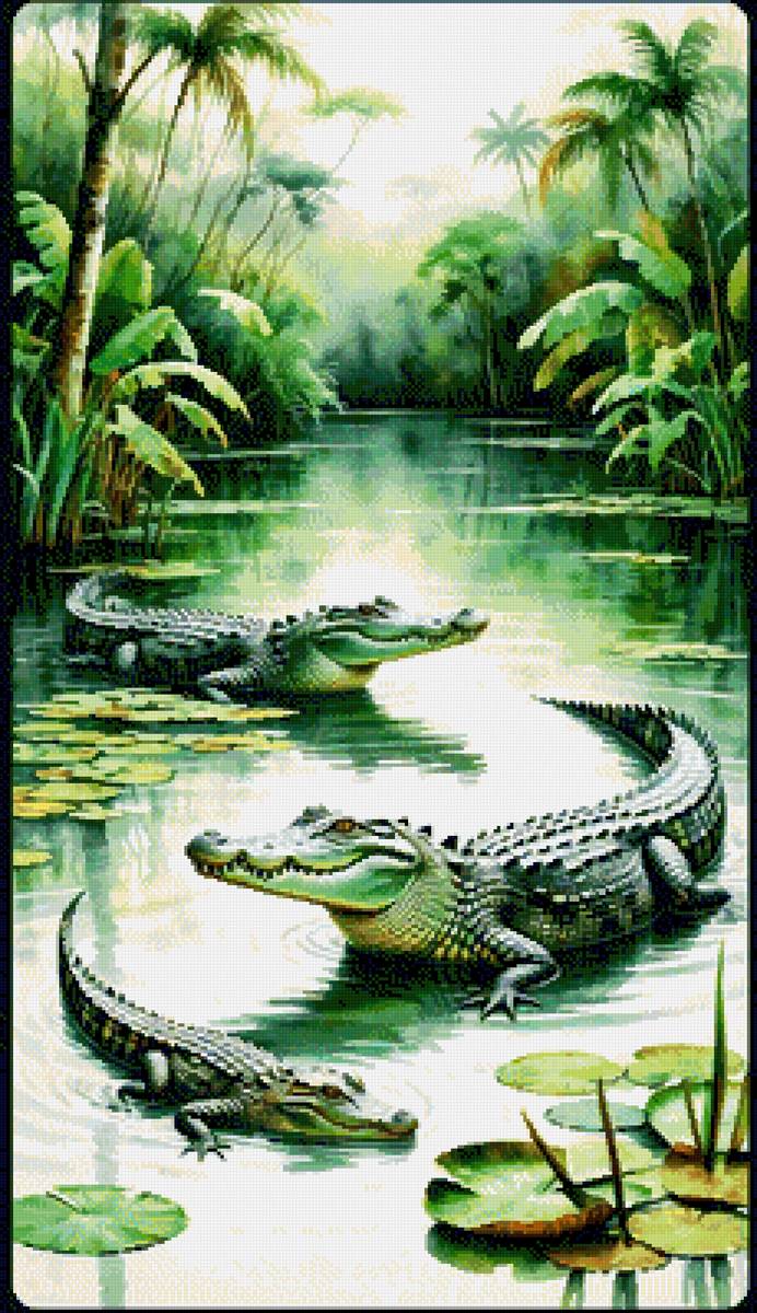 Река - крокодил - предпросмотр