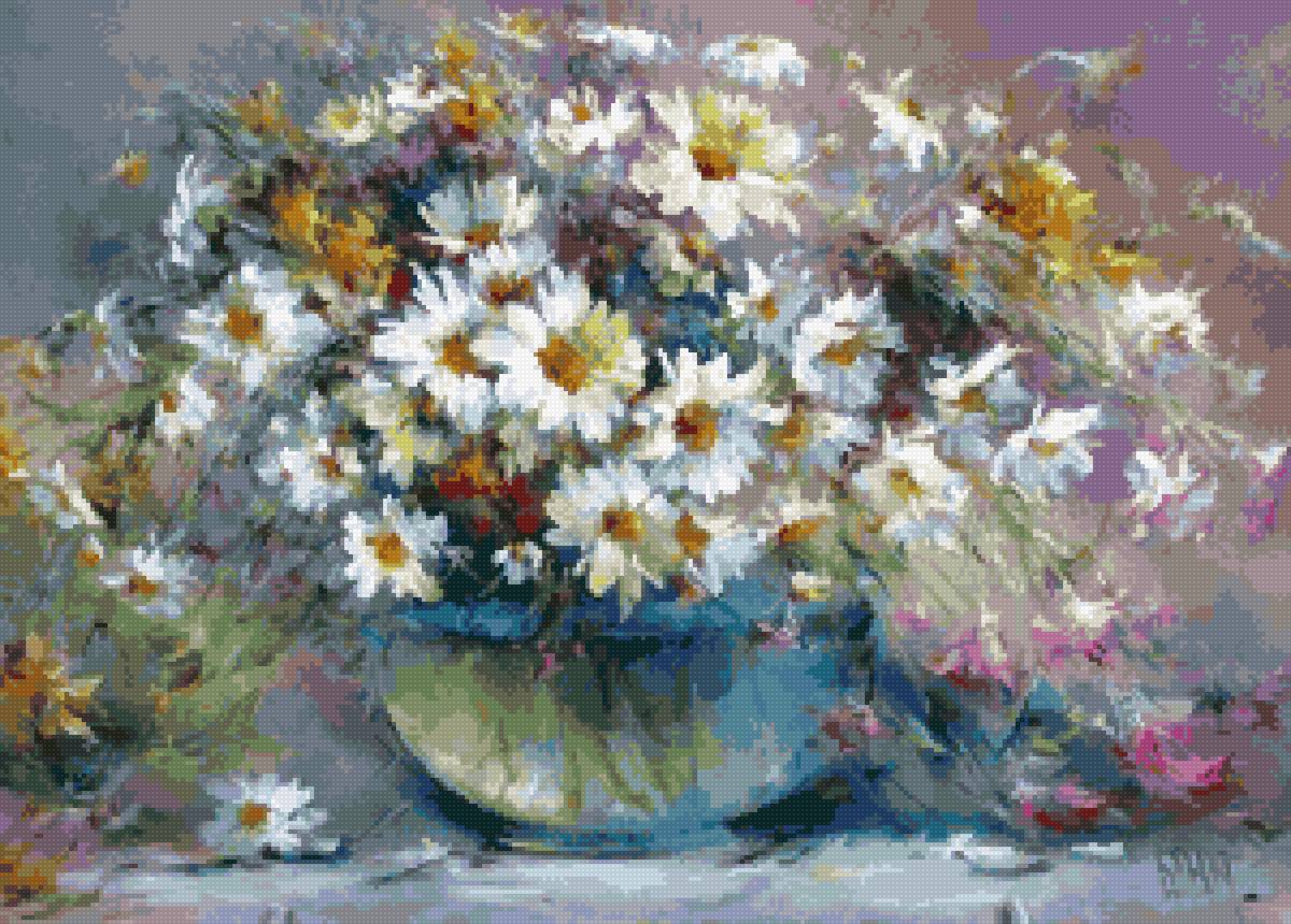 №2900687 - цветы букет лето ромашки натюрморт - предпросмотр