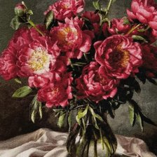 Схема вышивки «Букет пионов»