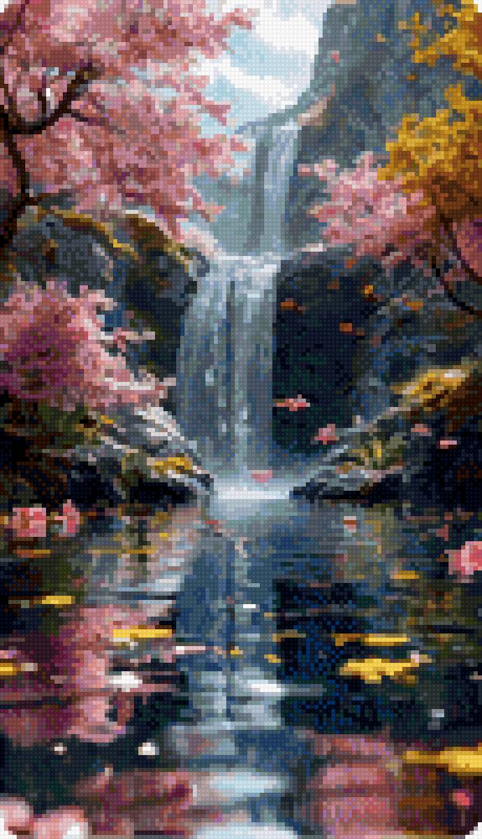 Водопад - водопад, природа, река - предпросмотр