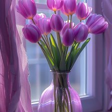 Схема вышивки «Тюльпаны»