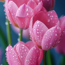 Схема вышивки «Тюльпаны»