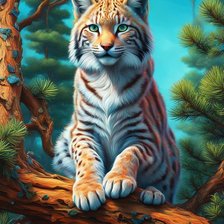 Схема вышивки «Котик»