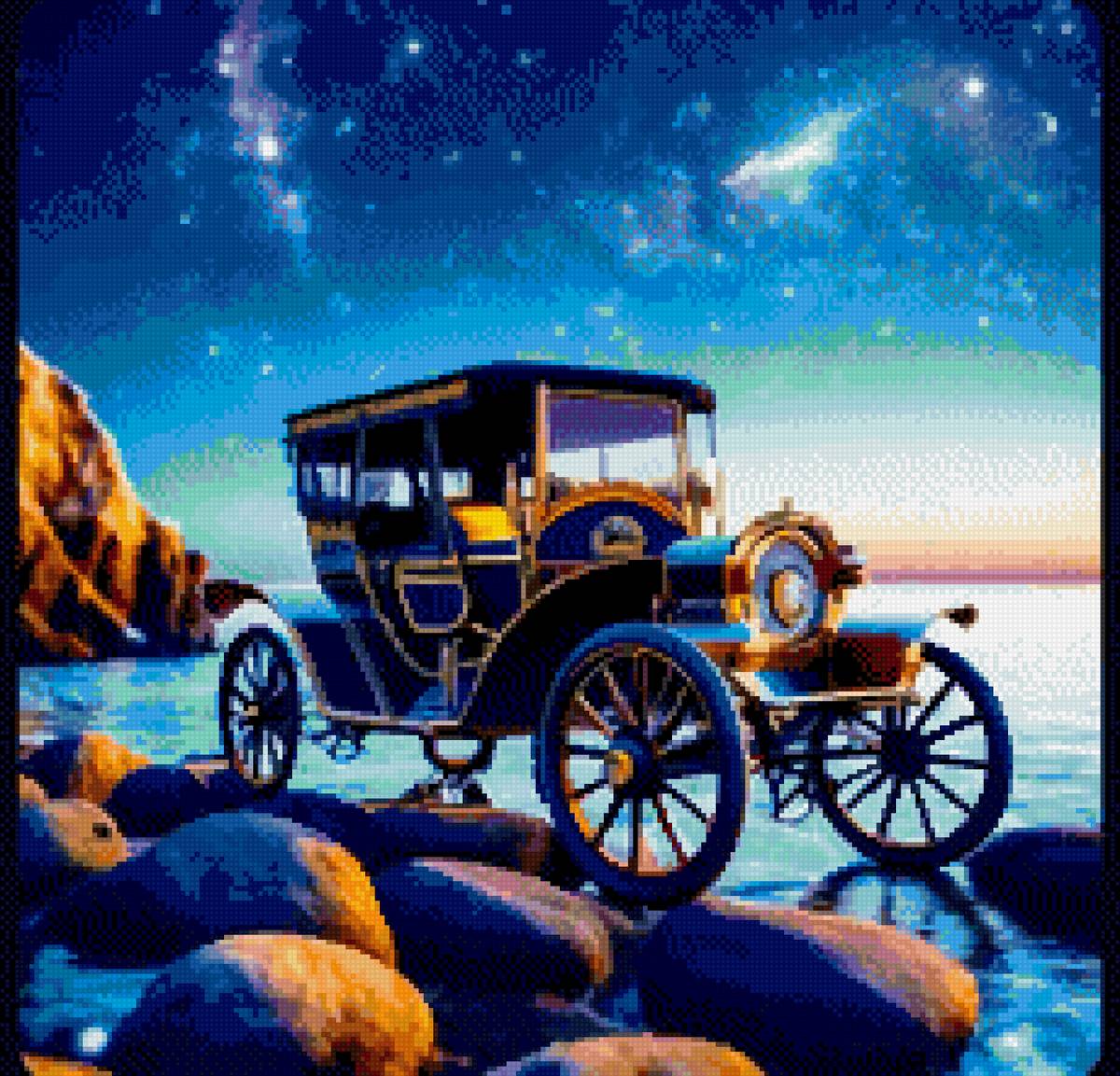 Ретро - машина - предпросмотр