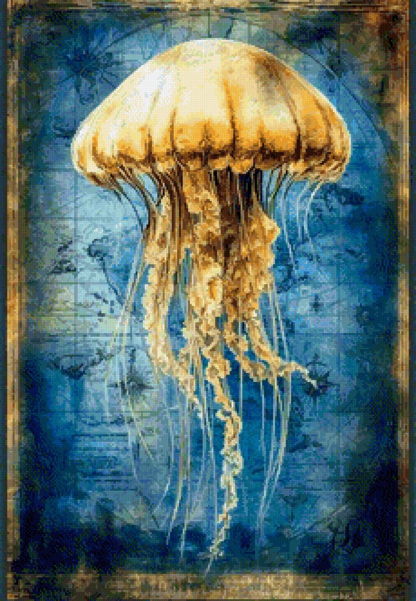 Медуза - море - предпросмотр