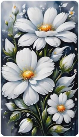 Ромашки на темном - цветы, растения, ромашка - оригинал