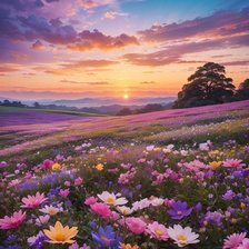 Схема вышивки «поле»