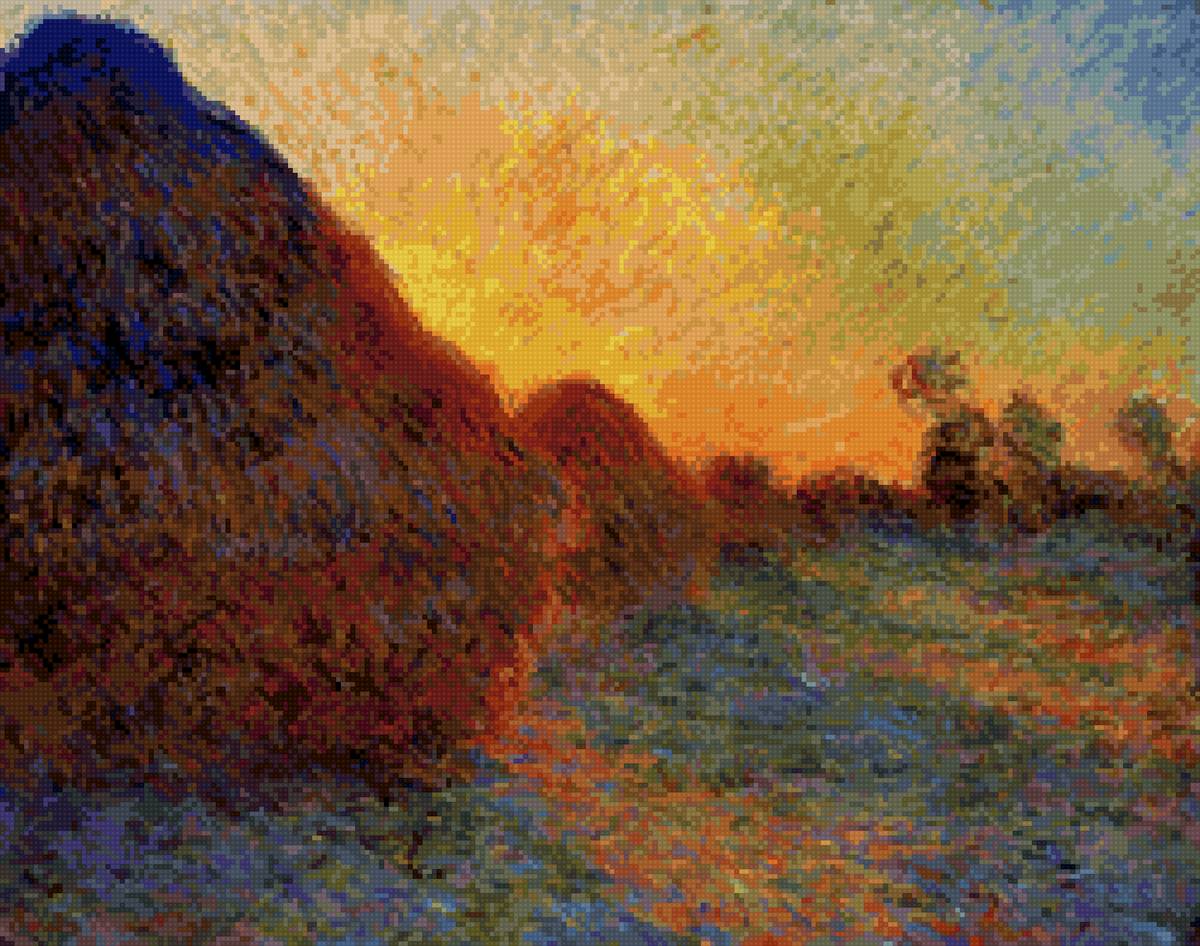 Клод моне - стога - предпросмотр