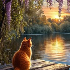 Схема вышивки «Тишь да гладь, да Божья благодать.»