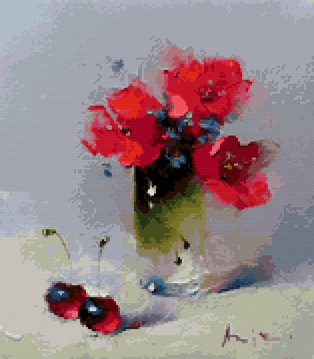 №2902664 - цветы букет ваза натюрморт - предпросмотр