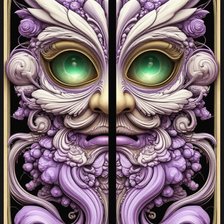 Схема вышивки «Лицо»