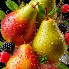 Схема вышивки «Груши 🍐»