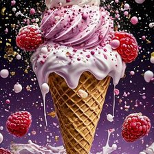 Схема вышивки «Мороженое🍨🍦»