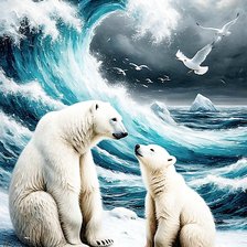 Схема вышивки «Где-то на далёком севере»