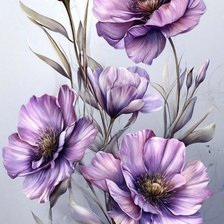 Схема вышивки «Эустома»