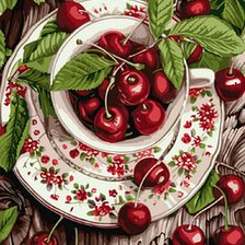 Схема вышивки «Вишня»