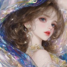 Схема вышивки «Cô Gái Lấp Lánh»