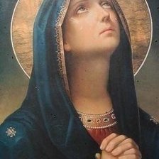 Схема вышивки «дева мария икона»