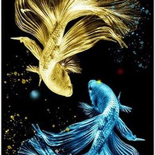 Схема вышивки «Рыбки»