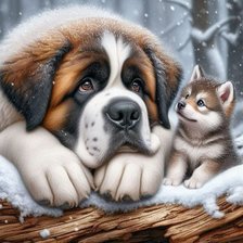 Схема вышивки «животные»