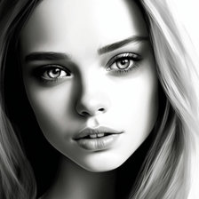 Схема вышивки «Портрет»