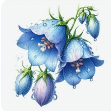 Схема вышивки «Колокольчики»