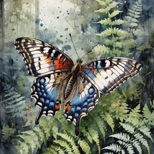 Схема вышивки «Бабочка»